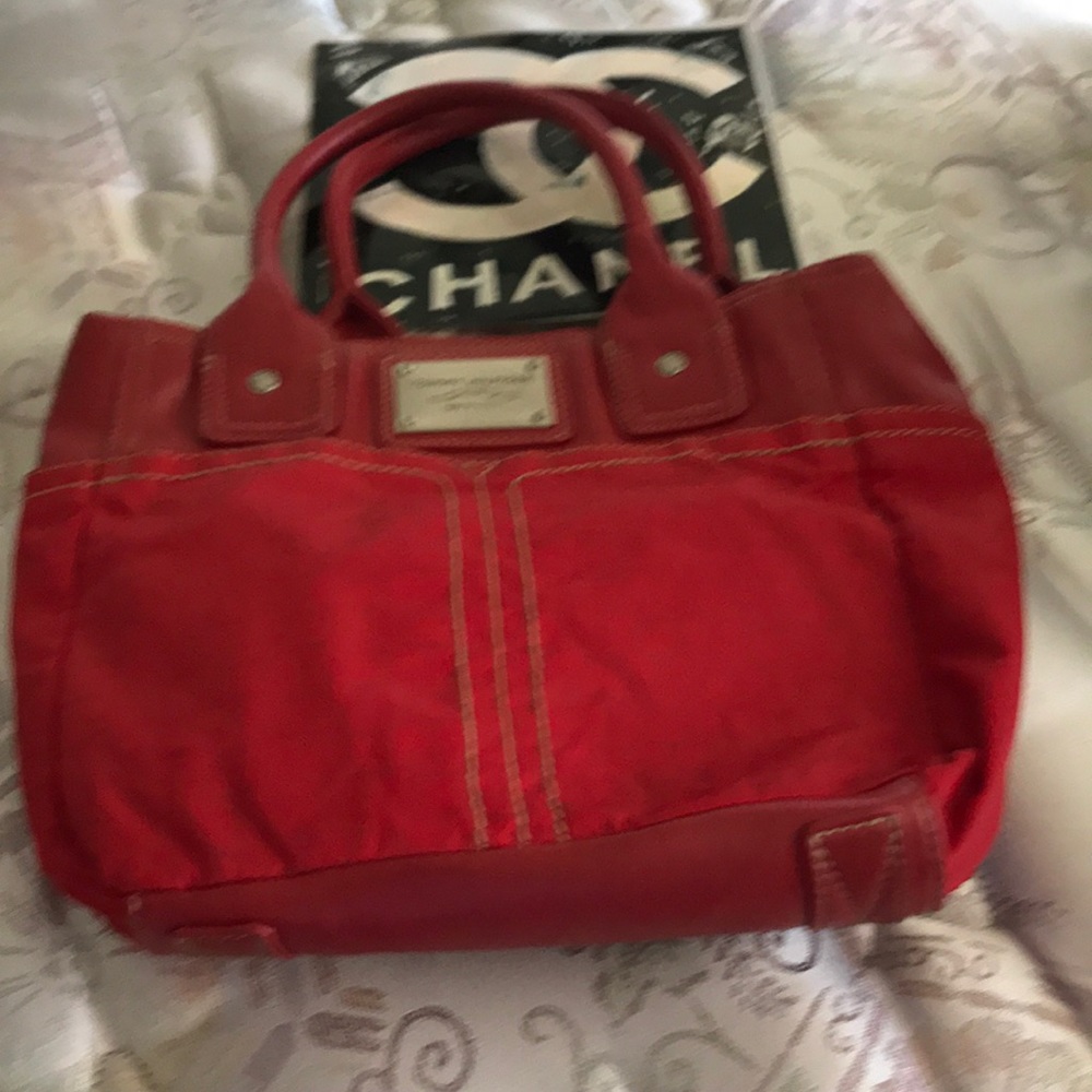 Used Tommy Hill figure handbag small